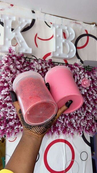 Set exfoliant lèvres rose