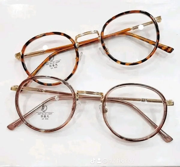 Lunettes rondes anti-lumière bleue