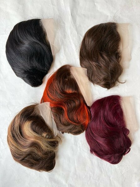 Perruques coupes dames verts