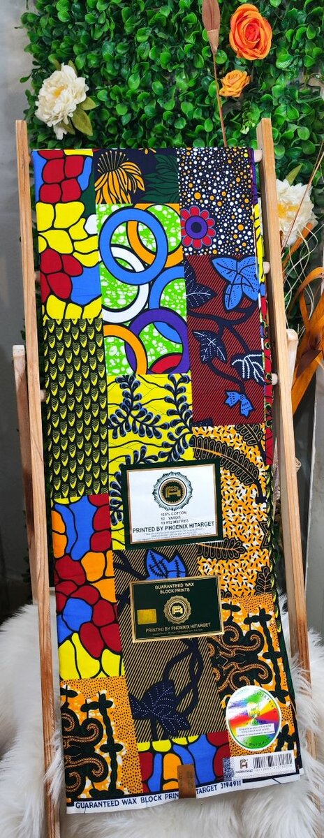 Tissu Africain Wax N'zassa