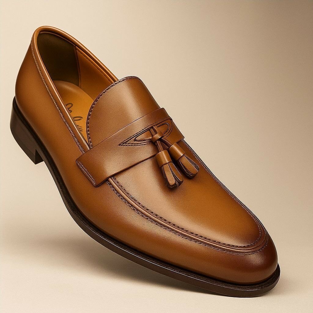 Mocassins élégants en cuir