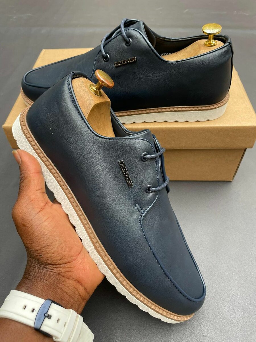 Chaussures décontractées en cuir