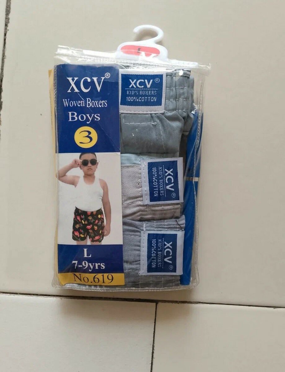 Boxer garçon coloré 3 pièces