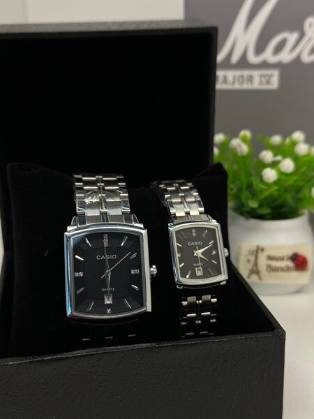 Парные часы Casio и Tissot