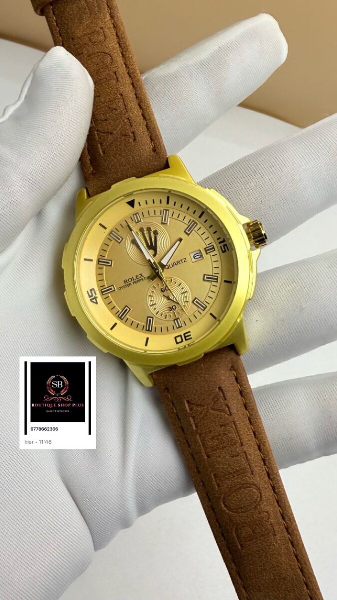 Montre rolex authentique avec sa boîte