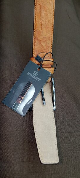 Ceinture en cuir élégante homme