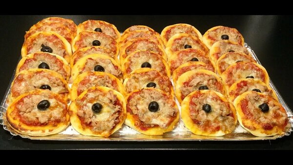 Mini pizzas savoureuses