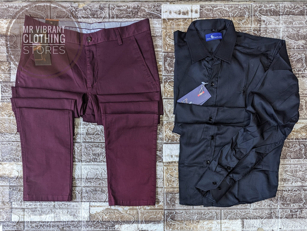 Combo of a Smart shirt and Smart trouser 