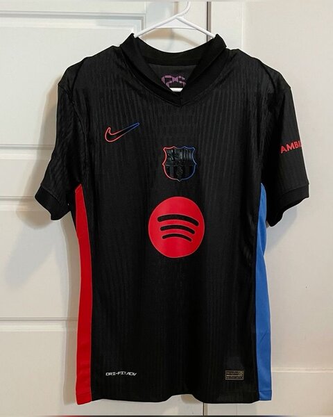 Maillot de football noir barca