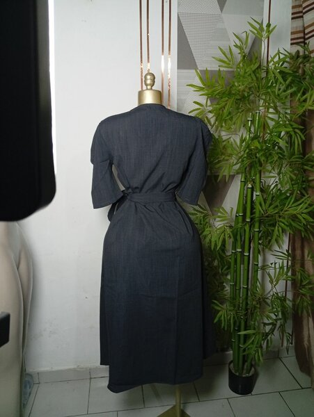 Robe  grise élégante