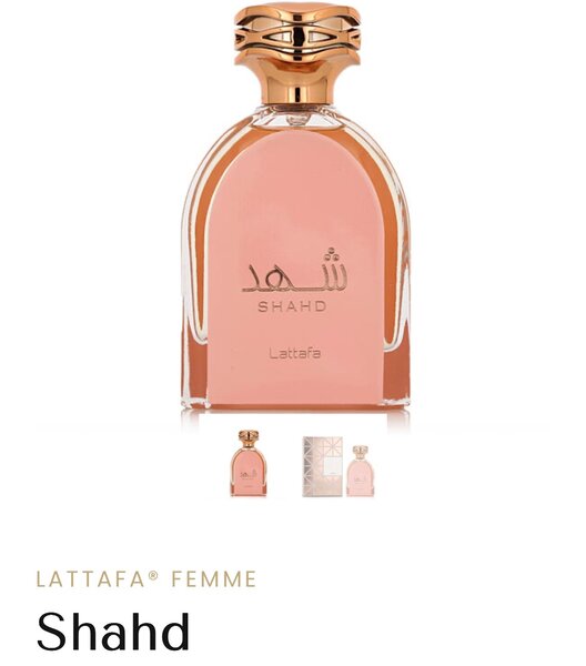 Parfum Femme Lattafa Shahd