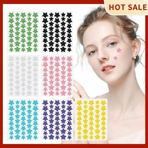 Autocollants étoiles colorées
