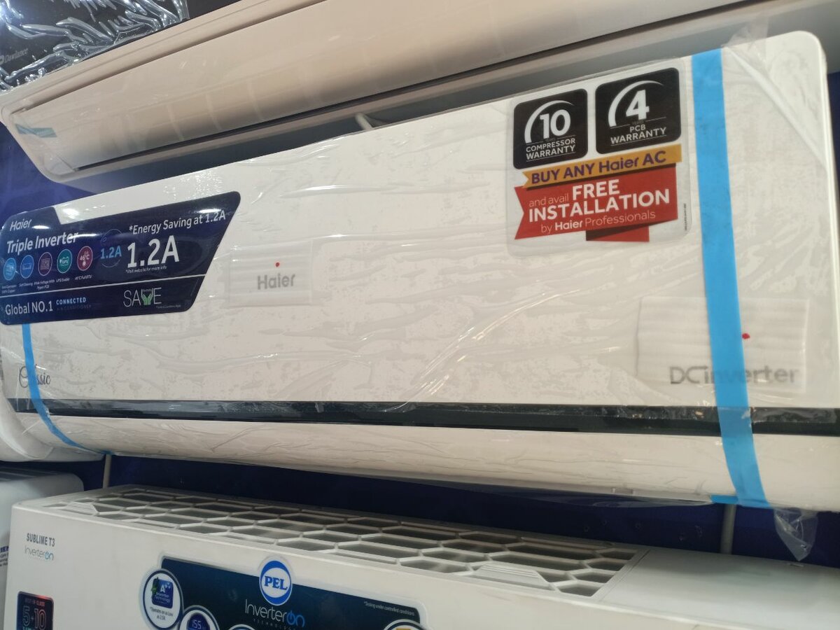 Haier 1.5 ton DC inverter