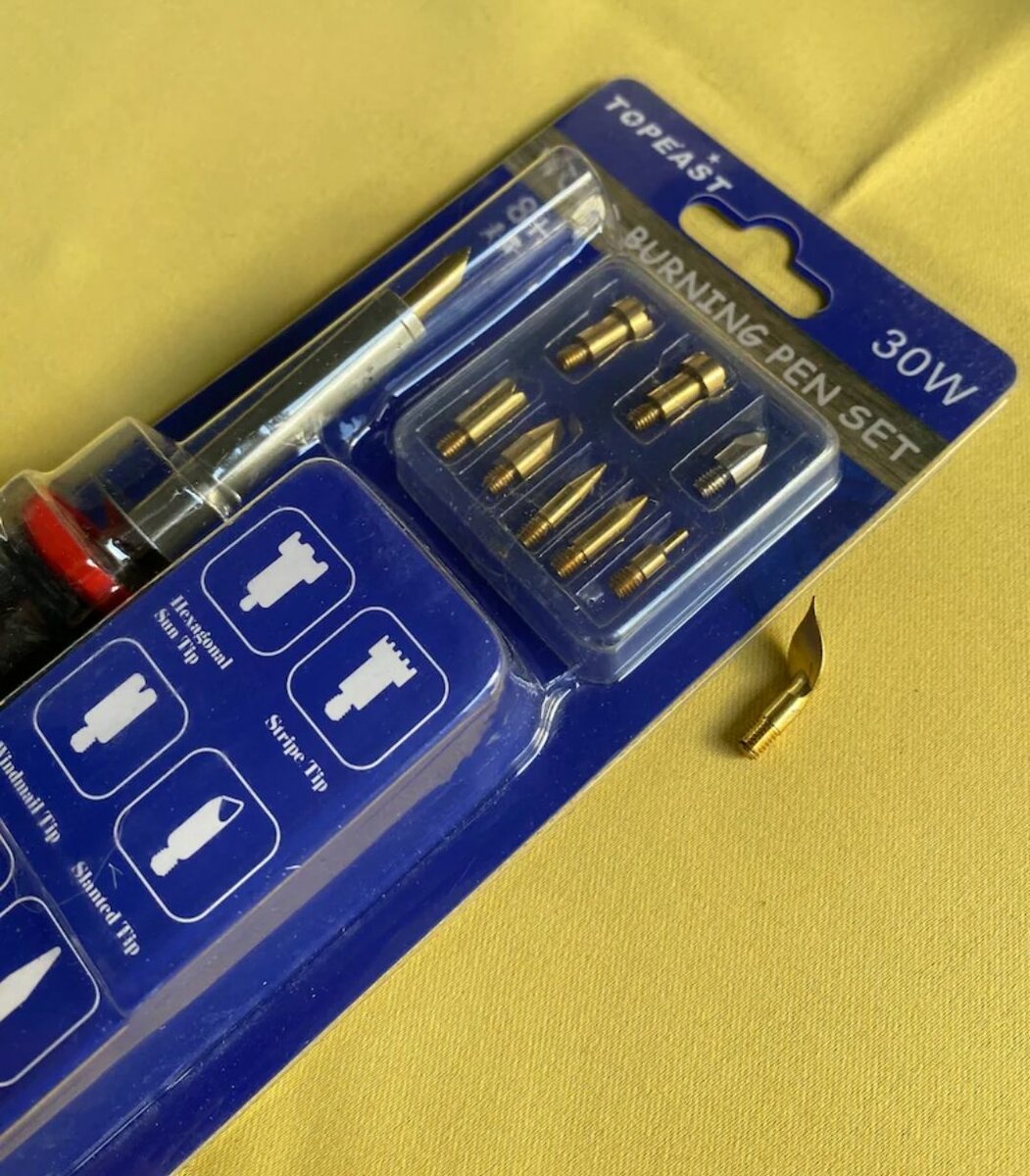 KIT DE PYROGRAVURE SUR BOIS 8 EN 1