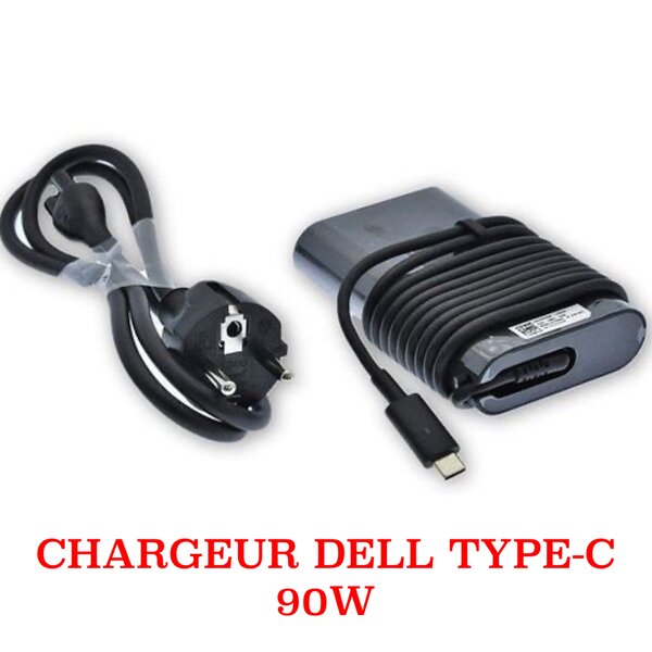 CHARGEUR DELL TYPE C 90W ORIGINAL