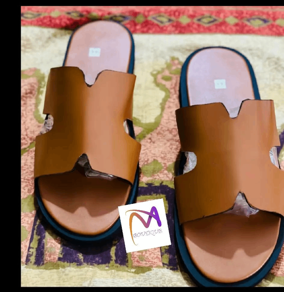 Sandales en cuir unisexes