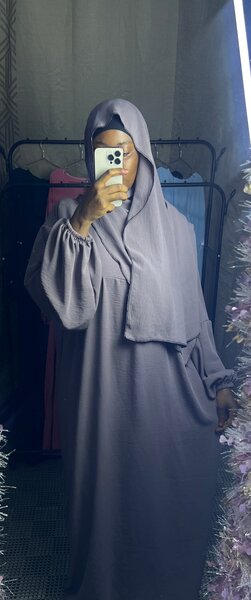 Tenue islamique femme bleu