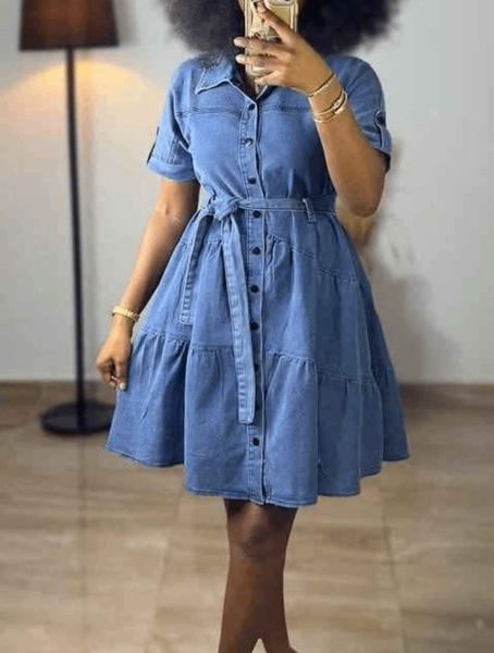 Robe en jean élégante