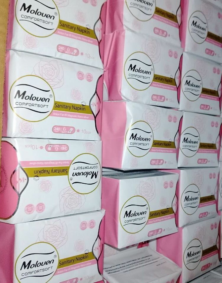 Serviettes hygiéniques Moloven ultra-douces