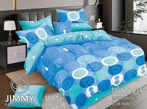 Parure de lit 3 places