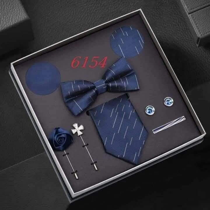 Coffret cravate et nœud papillon