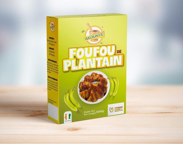Poudre de foufou de plantain
