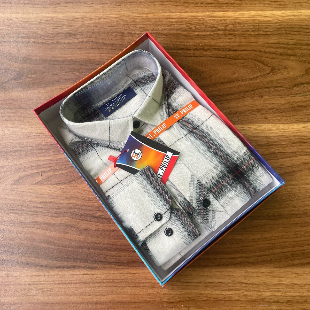 ST.PHILIP CHECK LONG SLEEVES SHIRT