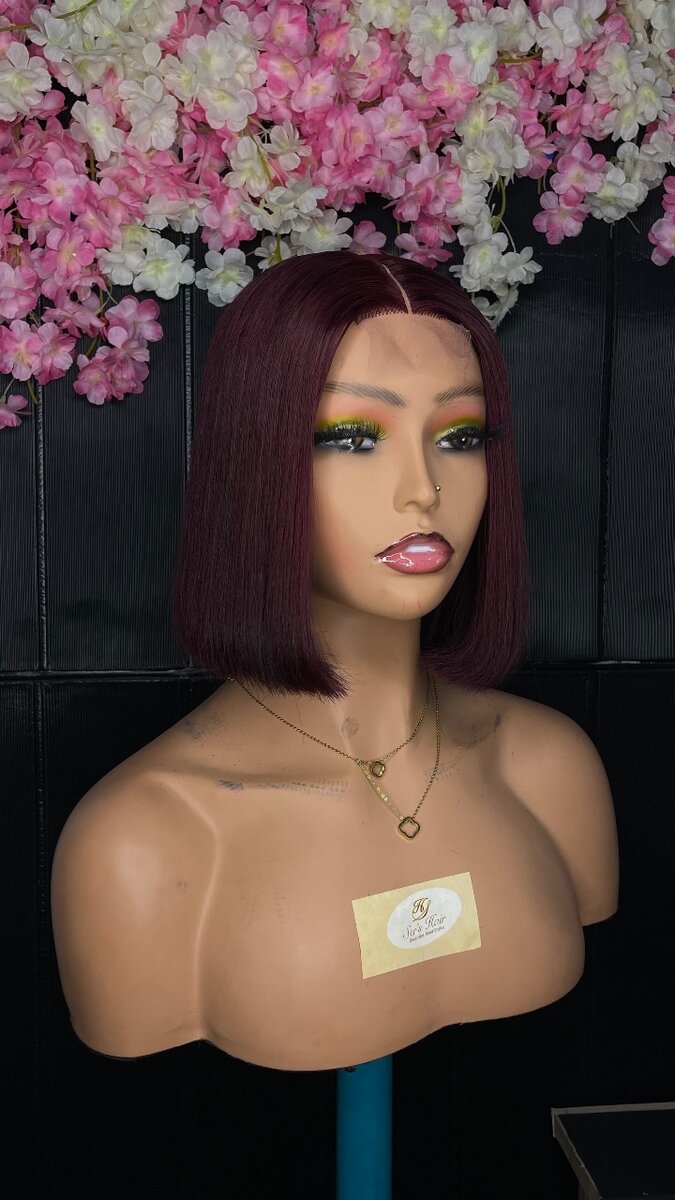 10 inches bob bone straight