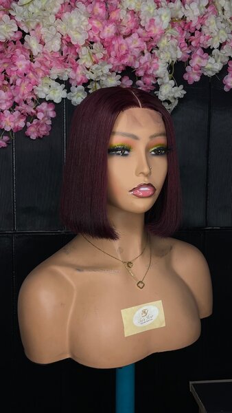 10 inches bob bone straight