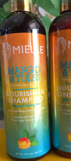 ✅Mielle mango and tulsi nourishing conditioner.