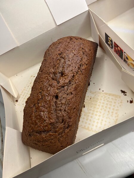 Bar de cake au chocolat