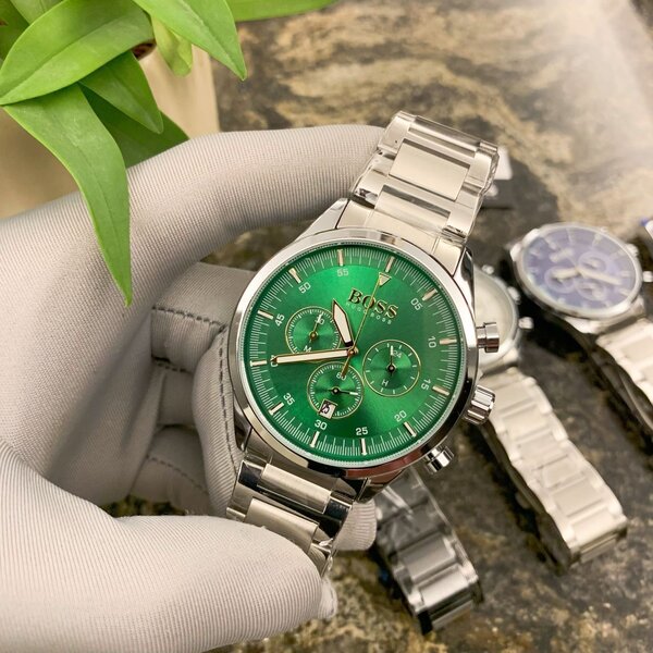 Montre Homme Luxueuse Verte