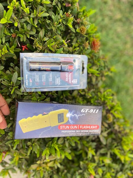 Self Defense- High Power Stun Gun / Shocker & Pepper Spray