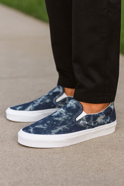 Baskets Homme Slip-On Denim