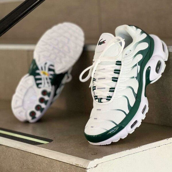 Chaussures Nike TN Lacoste - Blanc Vert