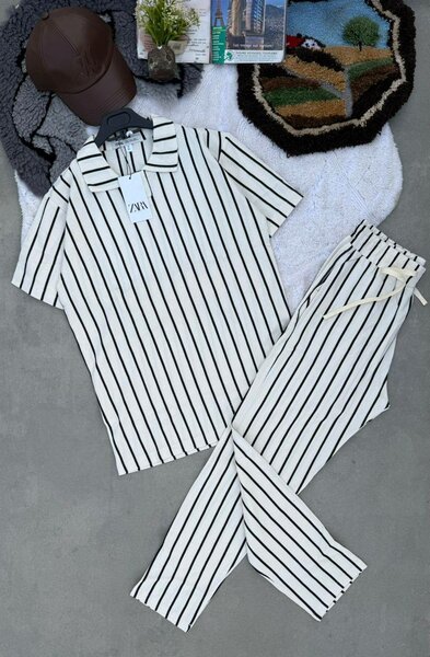 Ensemble rayé chic été