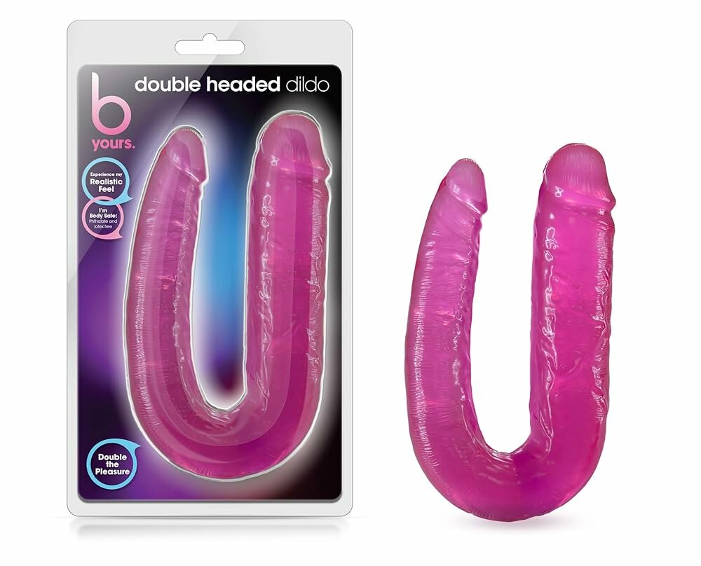 Dildo double tête flexible