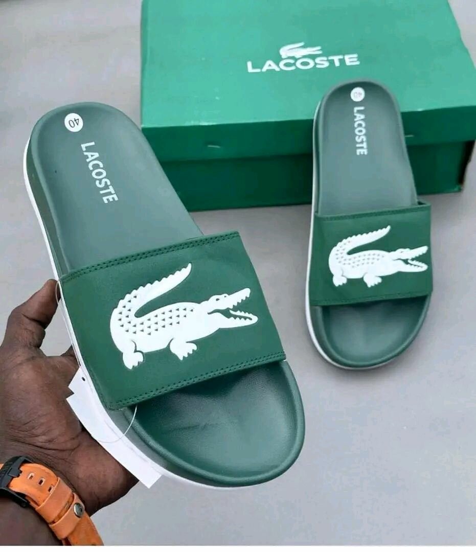 Sandales Lacoste Vertes Unisex