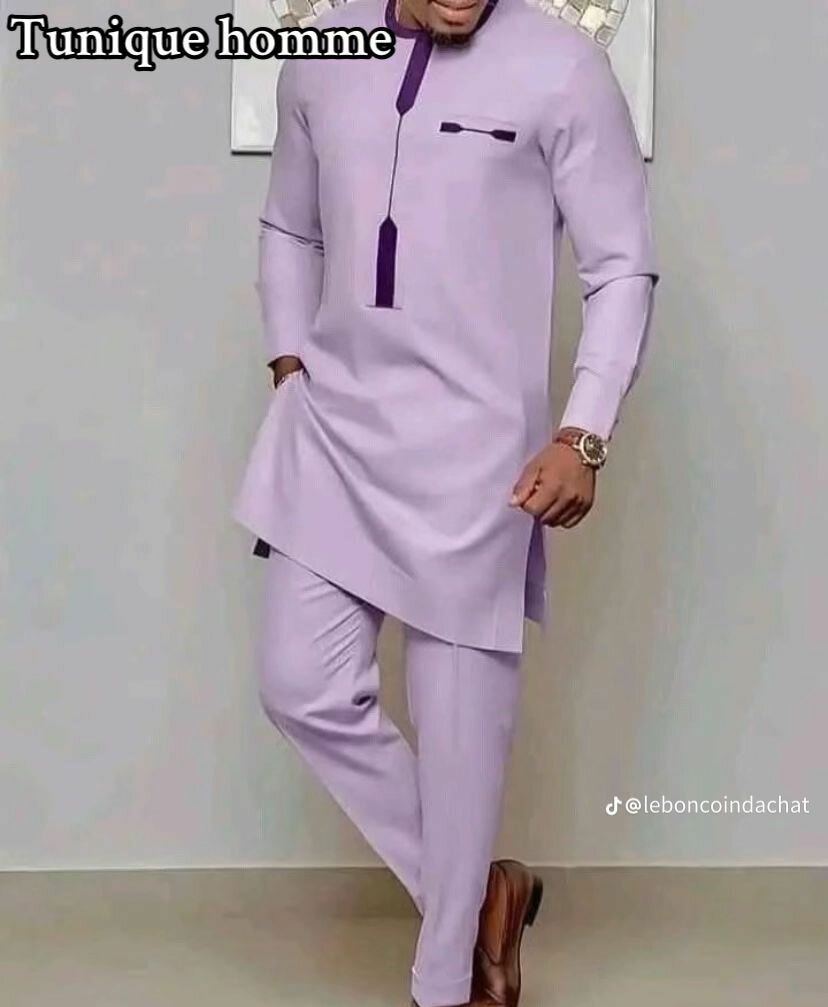 Ensemble Tunique Homme Élégant