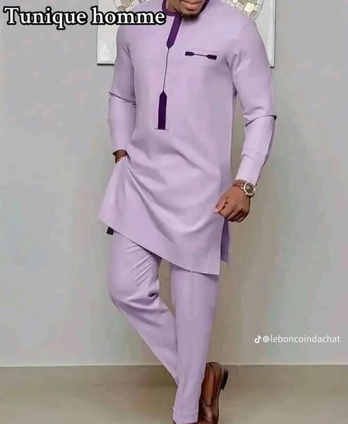 Ensemble Tunique Homme Élégant