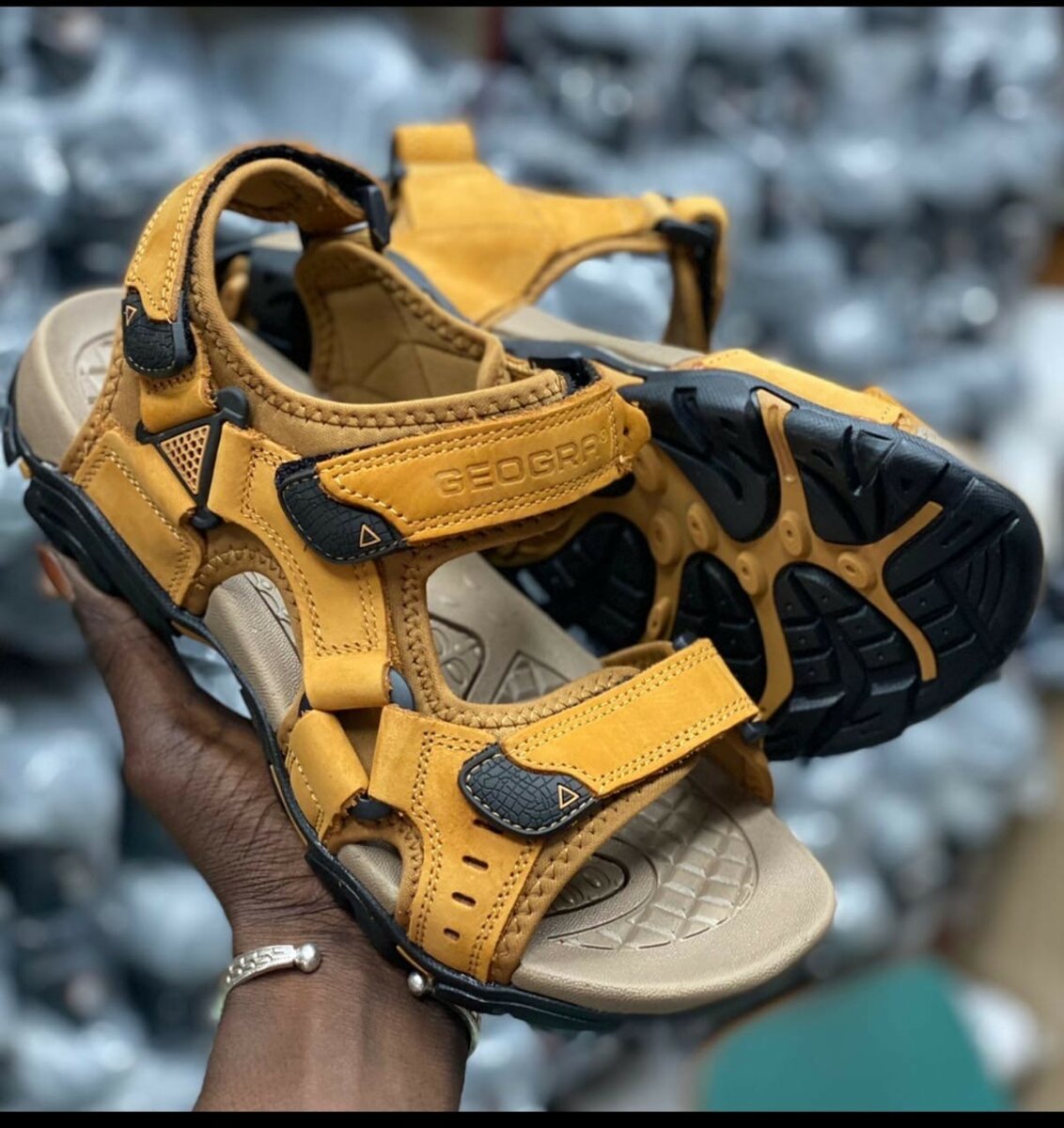 Sandales en cuir pour hommes