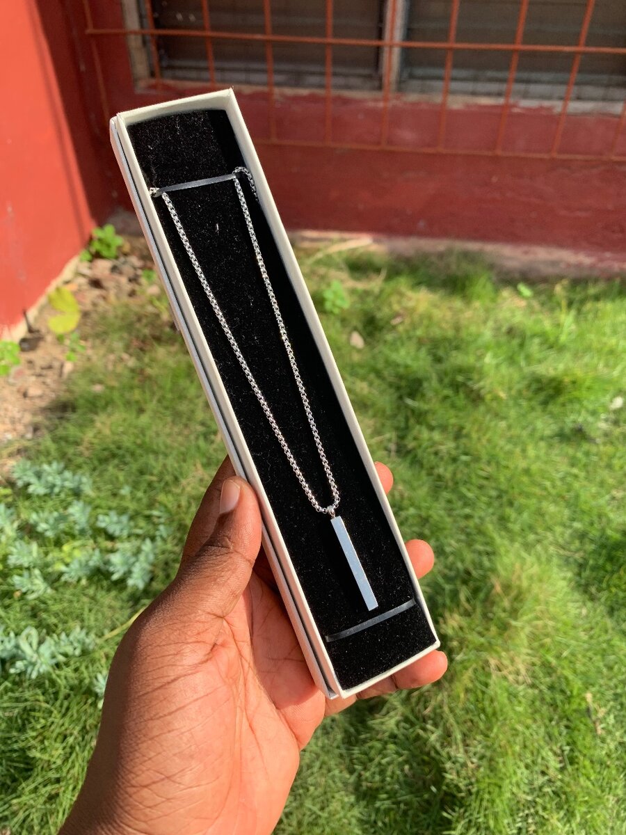 Mens Necklace (Silver)