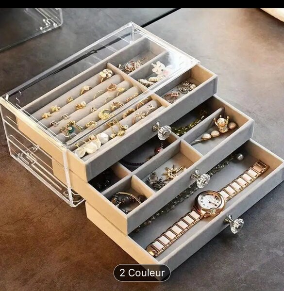 Boîtes à rangement bijoux