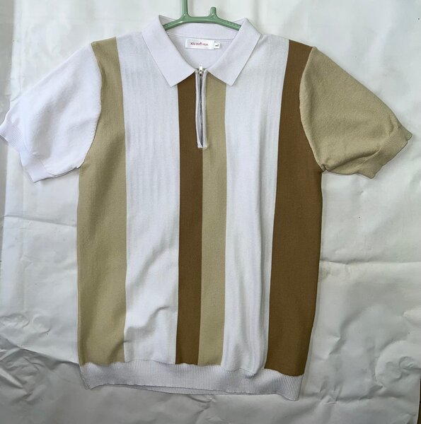 Polo en maille élégante homme