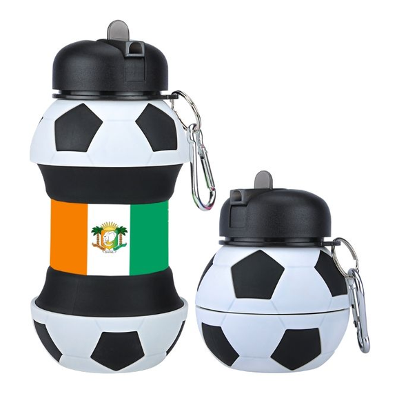 Gourde pliable design football