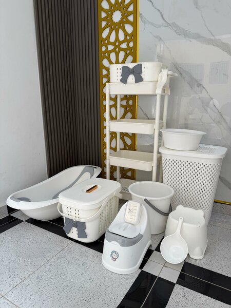 Ensemble de bain bébé complet