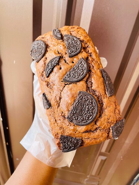 Oreo chocolate Banana Bread