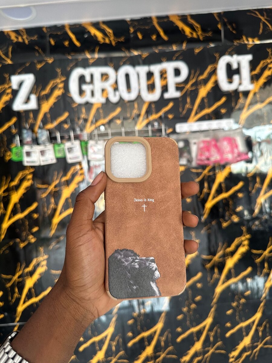 Étui en cuir pour iPhone