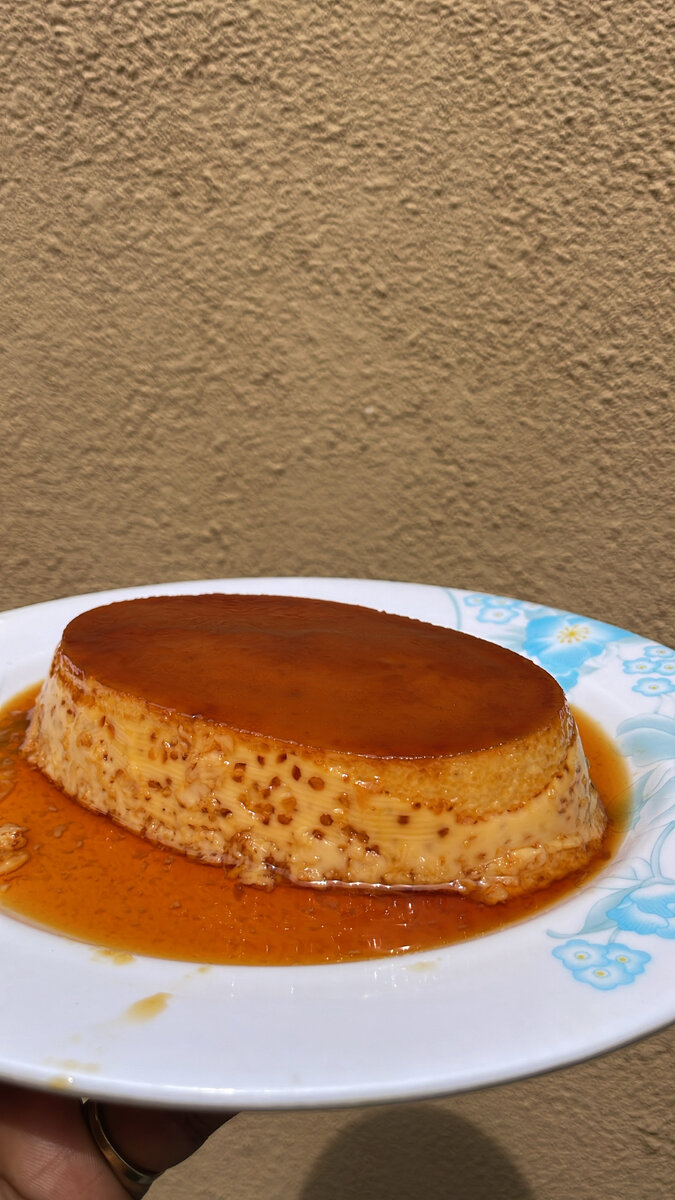Délicieux flan caramel