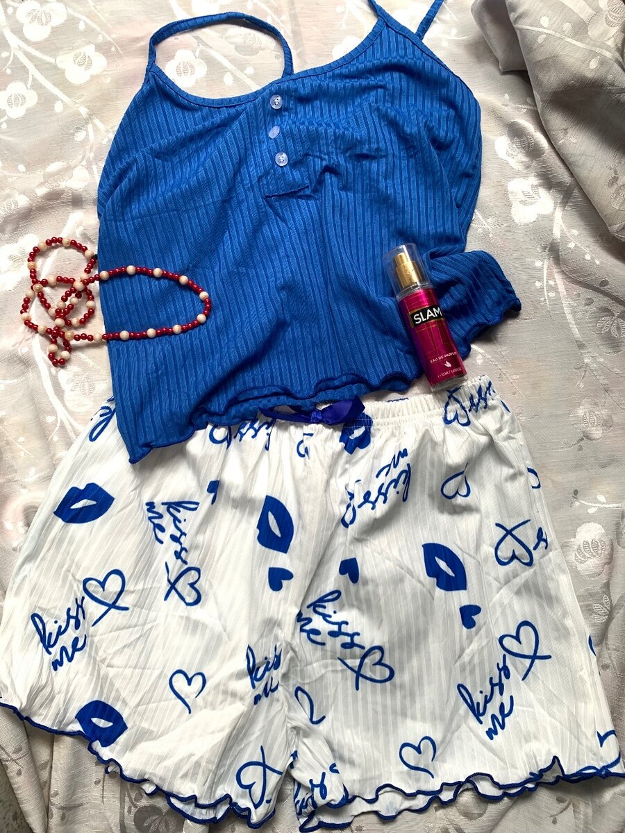 Ensemble pyjama femme cœur